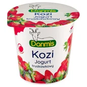 Kefiry, jogurty, maślanki - Danmis Kozi jogurt truskawkowy 125 g - miniaturka - grafika 1