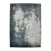 Dywany - WEŁNIANY DYWAN AGNELLA ISFAHAN LIAVOTTI 160X240 NIEBIESKI - miniaturka - grafika 1