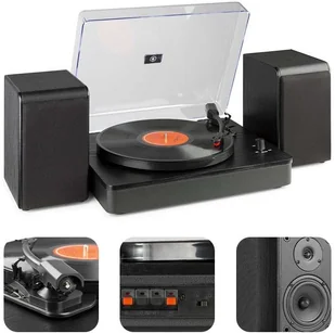 Audizio RP330 głośniki BT czarny one size - Gramofony - miniaturka - grafika 1