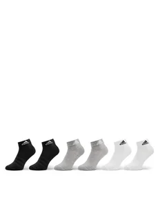 adidas Skarpety Niskie Unisex Cushioned Sportswear Ankle Socks 6 Pairs IC1292 Szary - Skarpetki damskie - miniaturka - grafika 1