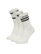 Skarpetki damskie - Roxy Skarpety CEO_AS_ROXY_11_W_AW25 (3-PACK) Biały - miniaturka - grafika 1