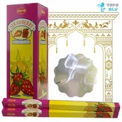 Odświeżacze powietrza - Kadzidełka Zapachowe Indyjskie Długie STRAWBERRY O Zapachu Truskawki TRUSKAWKA - miniaturka - grafika 1