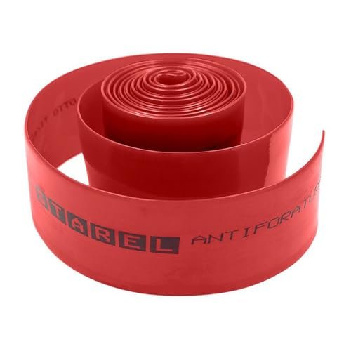 MVTEK Taśma antyprzebiciowa CTB. Ochraniacz opon rowerowych 23 mm x 2250 mm. Ochraniacz opon o grubości 1 mm. Do rowerów miejskich MTB Trekking City.Burgundy Air Charms Protector