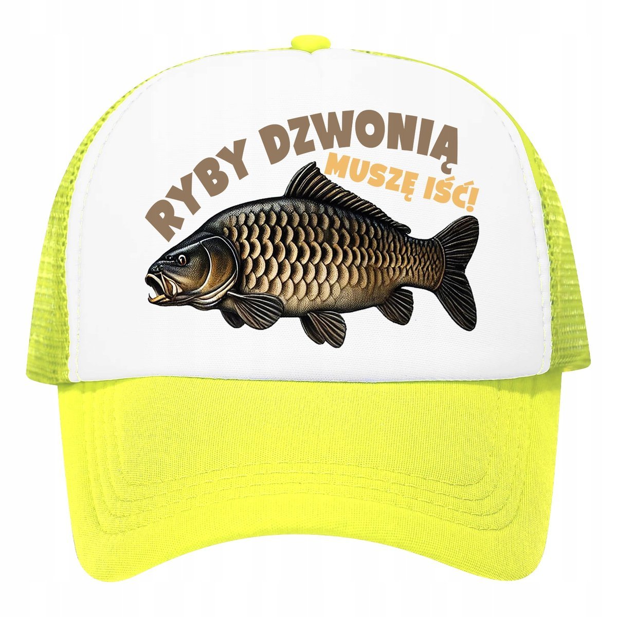 Czapka z daszkiem trucker siateczka tirówka dla wędkarza wędka ryby karp 16