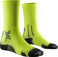 Skarpetki sportowe męskie - XSOCKS skarpety biegowe RUN PERFORM CREW fluo yellow/opal black - miniaturka - grafika 1