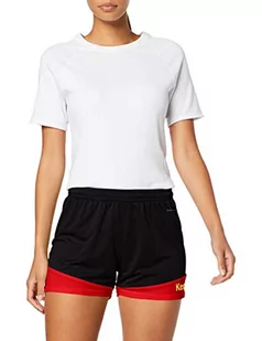 Kempa Kempa Damskie spodnie Emotion 2.0 Shorts Women czarny Czarny/czerwony/żółty XS 200316609 - Spodnie damskie - miniaturka - grafika 1