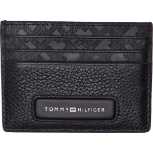 Tommy Hilfiger Skórzane etui na karty MONOGRAM - Etui na dokumenty i karty - miniaturka - grafika 1