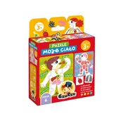 Książki edukacyjne - CzuCzu Puzzle Moje ciało dla dzieci 3+ - miniaturka - grafika 1