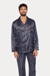 Piżama męska GULIVER XL Ciemnoniebieski - Piżamy męskie - miniaturka - grafika 1