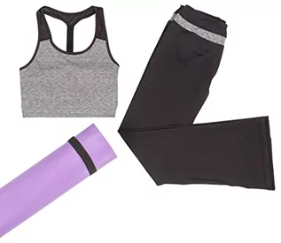 Koszulki i topy damskie - Intymne Intymne Damen Yoga Tank Top, Damski top sportowy, Szary (melanż grau), 34 (rozmiar producenta: X-Small) - grafika 1