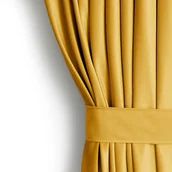 Zasłony - Zasłona RESTILO Velvet, musztardowa, 140x270 cm - miniaturka - grafika 1
