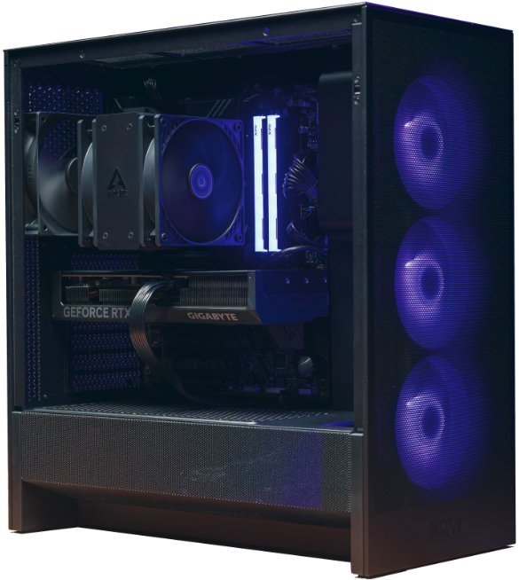 Komputer dla gracza NZXT H5 Flow RGB, Ryzen-7-7800X3D/32GB/1TB/RTX5070