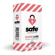 Prezerwatywy - safe Prezerwatywy - Safe Super Lube Condoms Extra Lubricant 10 szt - miniaturka - grafika 1