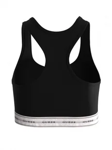 Damski biustonosz Guess Carrie Bralette - czarny - GUESS - Bielizna sportowa damska - miniaturka - grafika 1