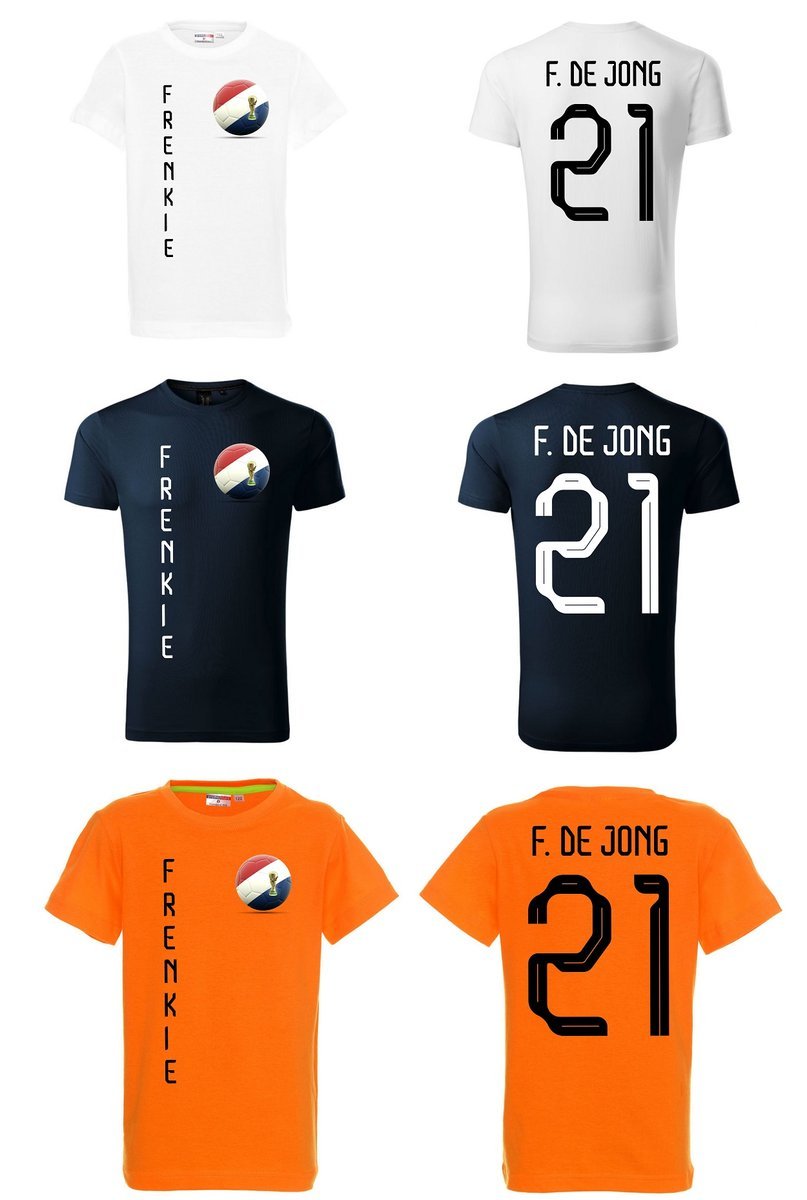 Koszulka HOLANDIA Frenkie DE JONG 21 jr