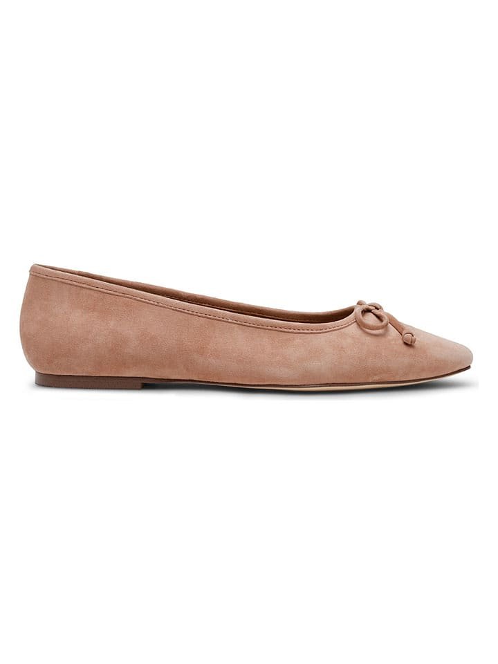 Steve Madden Skórzane baleriny w kolorze jasnoróżowym