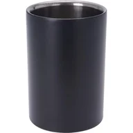 Stojaki na wino - Excellent Houseware Stojak na wino COOLER stal nierdzewna 18 cm czarny A12405510 - miniaturka - grafika 1