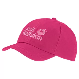 Czapki damskie - Jack Wolfskin Czapka dziecięca KIDS BASEBALL CAP pink peony apm_1901011_2010 - grafika 1