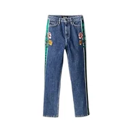 Spodnie damskie - Desigual jeansy damskie, Blau, 44 - miniaturka - grafika 1