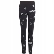 Legginsy - Legginsy adidas JG Bluv Q3 Tight girls Jr IA1567 czarny 140 cm - miniaturka - grafika 1