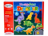 Masy plastyczne - Dinozaury Zestaw Stwórz Magnes,Akcesoria - miniaturka - grafika 1