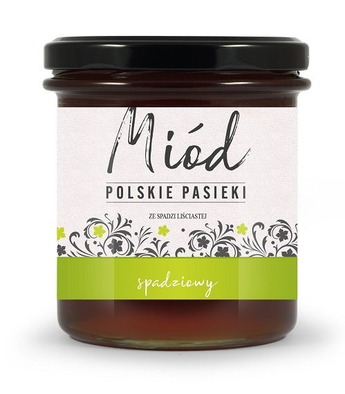 CD POLSKIE PASIEKI Miód spadziowy ze spadzi liściastej 400g