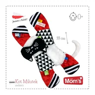 Zabawki sensoryczne - Hencz Toys Moms Care Kot Milutek zabawka niemowlęca - miniaturka - grafika 1