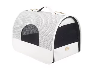 AMIPLAY Amiplay Transporter Morgan biały [rozmiar M] 42 x 26 x 26cm KAMP007 - Sprzęt podróżny i transportery dla psów - miniaturka - grafika 1