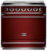 Kuchenki elektryczne - Kuchnia z płytą indukcyjną FALCON 900S 90 Wiśniowy szczotkowany nikiel - miniaturka - grafika 1