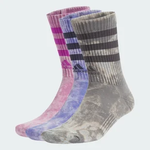 3-Stripes Stonewash Crew Socks 3 Pairs - Skarpetki i podkolanówki sportowe - miniaturka - grafika 1
