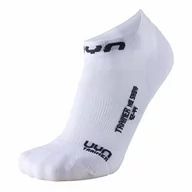 Skarpetki męskie - UYN UYN skarpety męskie Trainer No Show Socke biały weiß(White/Grey) 45-47 S100067 - miniaturka - grafika 1