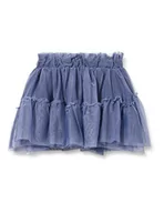 Spódnice - NAME IT Girl's NMFBATILLE tiulowa spódnica spódnica, Bijou Blue, 104, Bijou Blue, 104 cm - miniaturka - grafika 1