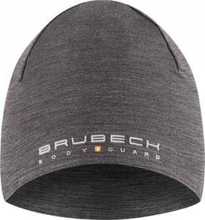 Brubeck HM10180 Czapka wełniana dwuwarstwowa unisex EXTREME WOOL stalowy L/XL - Czapki damskie - miniaturka - grafika 1