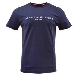 Koszulka męska Tommy Hilfiger T-Shirt granatowa - MW0MW11465 403 - L - Koszulki męskie - miniaturka - grafika 1