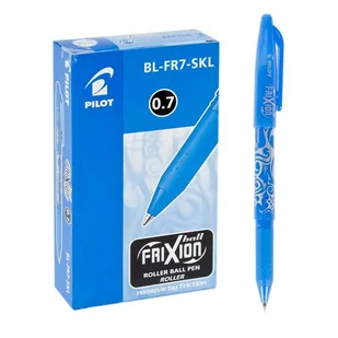 Pilot Pióro K 0.7 Frixion niebieski pudełko A 12 - Pióra kulkowe - miniaturka - grafika 2