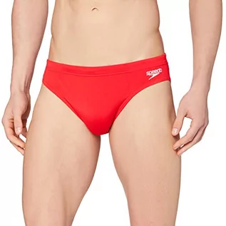 Kąpielówki męskie - Speedo Men Essential Endurance+7 cm Sportsbrief, czerwony (USA czerwony), 66 cali - grafika 1