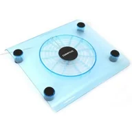 Podkładki chłodzące pod laptopa - OMEGA Podstawka chłodząca do laptopa 15 cali Snowball 43144) Niebieski 43144 43144 - miniaturka - grafika 1