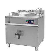 Piece, kotły  i płyty grzejne gastronomiczne - Resto Quality Kocioł warzelny elektryczny z grzaniem pośrednim opcja mieszadła 18 kW 400V 100 l 900x900x900 mm RQLR-101E - miniaturka - grafika 1