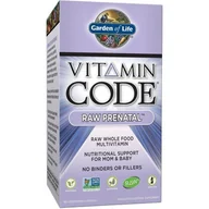 Witaminy i minerały dla sportowców - Garden Of Live Vitamin Code Raw Prenatal 180 Vcaps - miniaturka - grafika 1