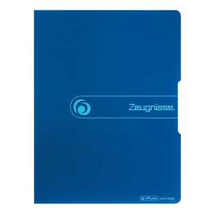 Herlitz Zeugnisse Polipropylen (PP) Niebieski A4 - Teczki i skoroszyty - miniaturka - grafika 1