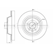 Szczęki hamulcowe - METELLI Tarcza hamulcowa 23-0897C - miniaturka - grafika 1