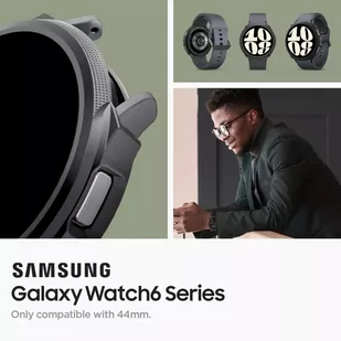 Etui Spigen Liquid Air do Samsung Galaxy Watch 6 (44 mm) matte black - Akcesoria do smartwatchy - miniaturka - grafika 11