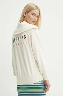 Gant bluza bawełniana damska kolor beżowy z aplikacją 4203683 - Bluzy damskie - miniaturka - grafika 1