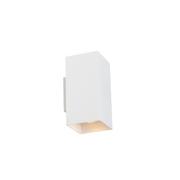 Lampy ścienne - QAZQA Designerski kinkiet biały kwadratowy - Sab - miniaturka - grafika 1