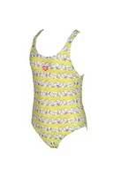 Stroje kąpielowe - ARENA Dziewczynki i nastolatki Kids Girl's Friends Swim Pro Back jednoczęściowy kostium kąpielowy, Soft Green Multi, 2-3 Lat - miniaturka - grafika 1