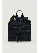 Torebki damskie - Desigual Plecak 26SAKP35 Czarny - miniaturka - grafika 1