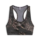 Biustonosze - PUMA Biustonosz Sportowy Marka Model Mid Impact 4Keeps Graphic Biustonosz PM - miniaturka - grafika 1