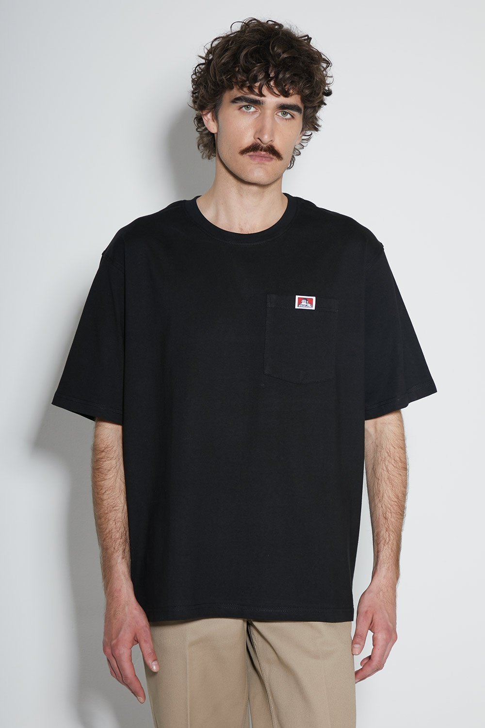 Koszulka Ben Davis Heavy SS Duty Pocket Black
