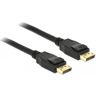 Kable komputerowe i do monitorów - Delock Kabel displayport m/m 2m v1.2 (19 pin) 4k czarny (83806) - miniaturka - grafika 1
