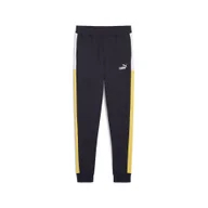 Odzież sportowa dziecięca - Młodzieżowe spodnie dresowe Essentials Block PUMA New Navy Blue - miniaturka - grafika 1